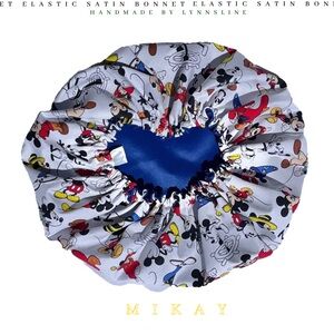 Mikay Satin Elastic Bonnet